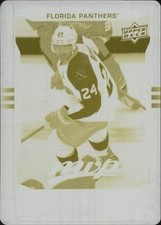 2014-15 (PANTHERS) Upper Deck MVP Printing Plates Yellow #116 Brad Boyes/1
