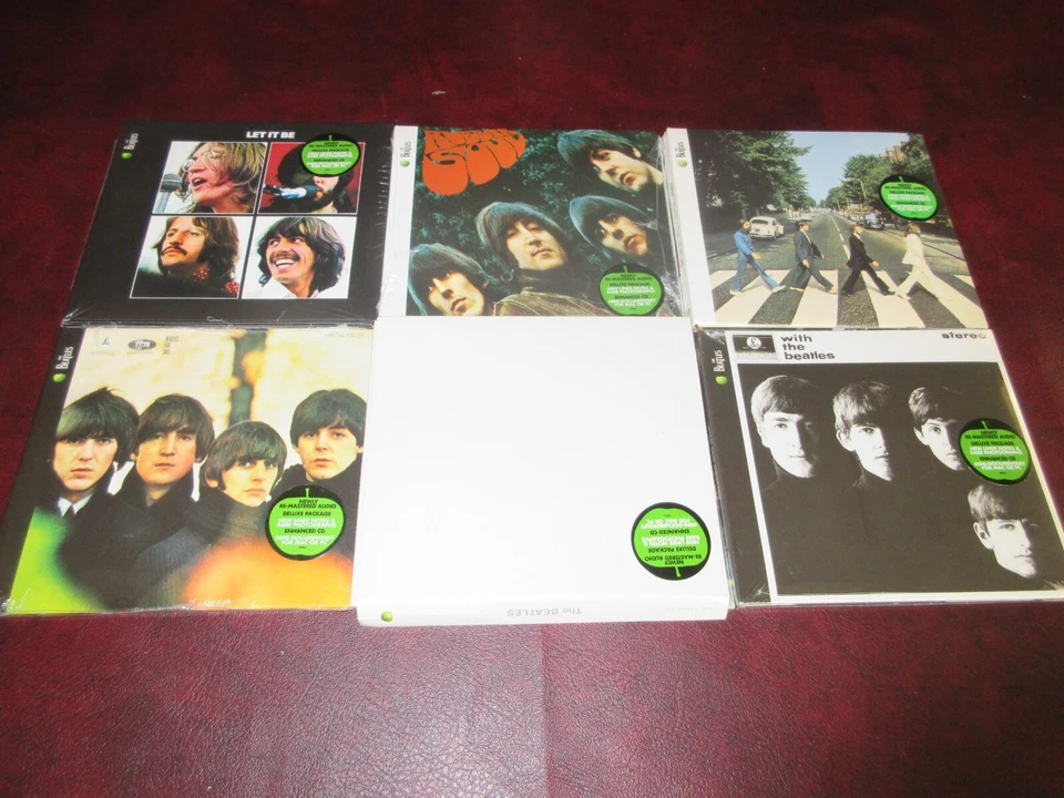 BEATLES VERIFIED USA PRESSED 2009 UK TRACKS APPLE STEREO & DOCUMENTARY 6 CD SET - Image 1 of 1