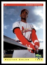 1993 Classic Best Savannah Cardinals Hector Colon #10