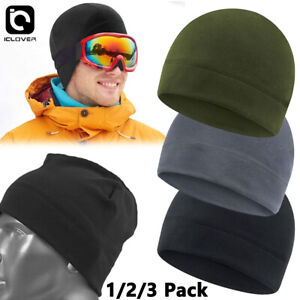 Warm Beanie Skull Cap Fleece Military Tactical Slouchy Watch Army Winter Hat Big