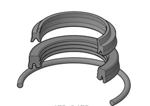 Parker Hannifin HMI 45mm Metric Rod Seal Kit RK2HM0451 (URETHANE) - Picture 1 of 1