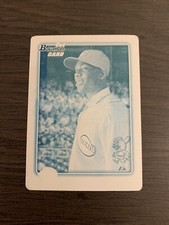 2010 Bowman 1st Aroldis Chapman 1/1 Printing Plate Cyan One of One BP10