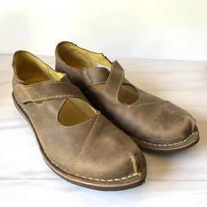 Sergio Tomani Womens Shoes Mary Jane Slip On Adjustable Strap Sz 38 Excellent - Picture 1 of 22