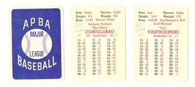 1965 APBA Original Season W/ Writing - BOSTON RED SOX Team Set - Image 1 of 3