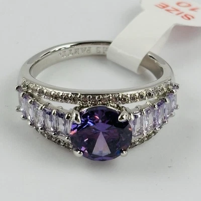 Anillo Bomb Party Fits Like A Glove RBP6669 chapado en rodio talla 10 Foto 1 de 3