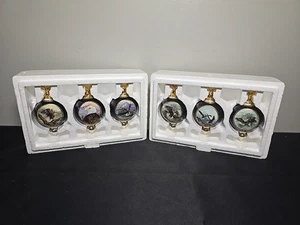 1999 Bradford Ornaments " America The Beautiful Series " Set of 6 Eagles - Picture 1 of 10