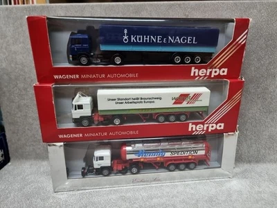 HERPA HO / 1:87 JOB LOT OF MAN TRUCKS . - Image 1 of 4