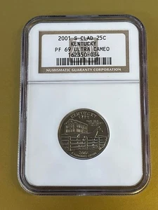 2001-S Kentucky State Quarter - NGC PF69 ULTRA CAMEO - Picture 1 of 2