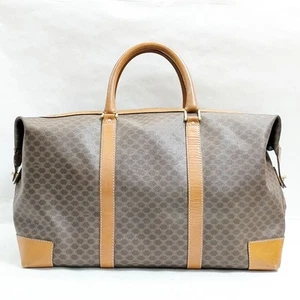 CELINE Boston Bag Brown PVC 2319346 - Picture 1 of 11