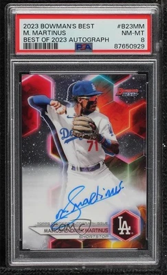 2023 Bowman's Best Best of 2023 Auto Mairoshendrick Martinus #B23-MM PSA 8 Auto - Image 1 of 2