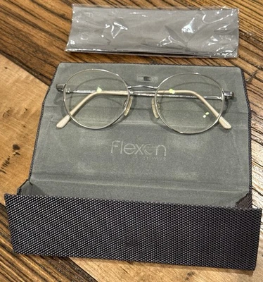 Gafas Autoflex con Flexon by Marchon 50-19-140 - Metal redondo con memoria con estuche Foto 1 de 4