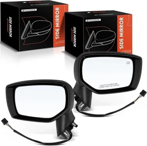 Pair (2) Driver and Passenger Side Power Door Mirror - Compatible with Subaru Im - Picture 1 of 9