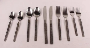 National Stainless Costellano Design 10 Piece setting Japan/Korea - Picture 1 of 19
