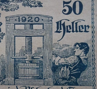 UPPER AUSTRIA - GEMEINDE ASCHACH a.d. STEYR - 50 Heller - AU/STEIN - JPR 54 - Imagem 1 de 3