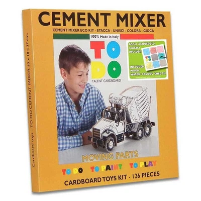 TODO CARDBOARD GIOCO IN CARTONE RICICLATO BETONIERA - Immagine 1 di 2