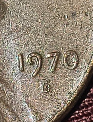 1970-D/D RPM Lincoln Cent  Mint Error Ungraded Coin Ships Same Or Next Day - Image 1 of 4