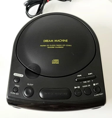 Sony Dream Machine FM/AM CD Dual Alarm Clock Radio ICF-CD815 CD-R/RW Playback - Image 1 of 4
