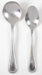 Corby Hall Las Palmas Stainless Steel Flatware Lot of 2 Teaspoon Soup Spoon - Picture 1 of 6