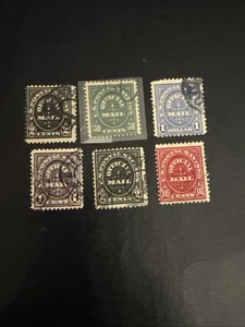 Us Stamp Scott #O121-O126… Official POSTAL SAVINGS Mail Used..Ng - Picture 1 of 2