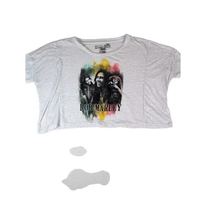 Bob Marley Billabong Collab Women's Light Gray Oversize Tank Top Size Medium - Picture 1 of 6