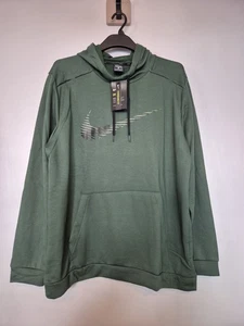 BNWT NIKE Dri-FIT SPORTSWEAR GRX Swoosh Hoodie MEN'S GREEN HOODIE XL CJ4268-377 - Picture 1 of 6