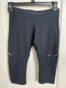 Nike Dri Fit Navy Cropped Leggings Damen Medium - Bild 1 von 3