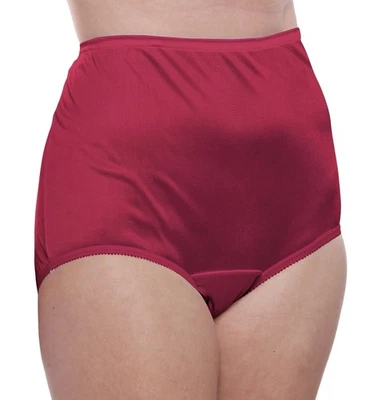 Calcinha Feminina Clássica, Nylon, Cueca (Stye 331) Pacote com 4 por Teri Lingerie - Imagem 1 de 2