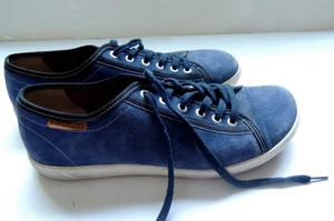 Scarpe sneakers uomo Birkenstock blu pelle scamosciata misura circa 10,5 senza solette - Foto 1 di 8