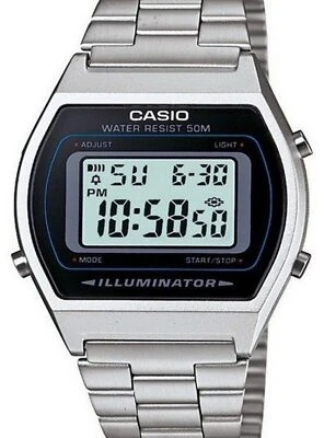 Casio B640WD-1A Reloj Hombre Digital Clásico Acero Inoxidable B640WD-1AV Foto 1 de 4