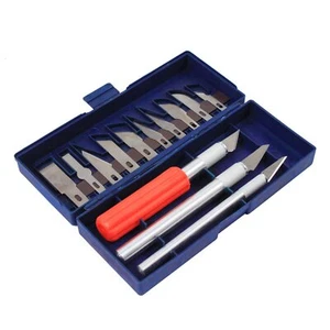 Hobby Knife Precision Set 16pc Exacto Blades Cutting Sculpting Craft Hobby DIY - Picture 1 of 4