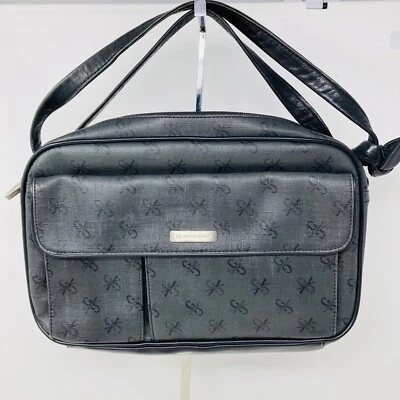 Bolso de mano de hombro Gloria Vanderbilt negro vintage Foto 1 de 4