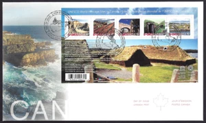 Canada # 2963 "Unesco Heritage Canada" Brand New Ofdc 2017 Souvenir Sheet - Picture 1 of 2