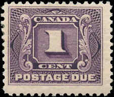 Canada Mint H F+ Scott #J1 1c 1906 Postage Due Stamp 