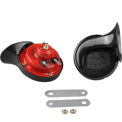 Loud Car Truck 105DB Dual-tone Snail Electric Air Horn Siren Durable 1 Pair 12V - Image 1 of 4
