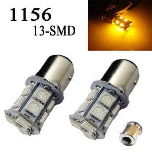 2x 1156 BA15S 5050 13SMD Car Auto LED Turn Signal Light Tail Brake Lamp Bulb 12V - Bild 1 von 5