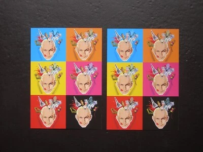 JEAN PAUL GAULTIER FASHION FREAK SHOW ROUNDHOUSE ORIGINAL PROMO POSTCARDS x 2