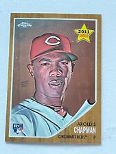 2011 Topps Chrome #C117 Refractor Aroldis Chapman Rookie Baseball Card 1332/1962