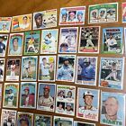 Énorme lot de 100 cartes baseball vintage années 60 années 70 années 80 recrue Bob Gibson Hank Aaron