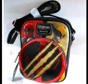 Loungefly Marvel Deadpool & Wolverine Crossbody Bag Exclusive IN STOCK - Picture 1 of 12