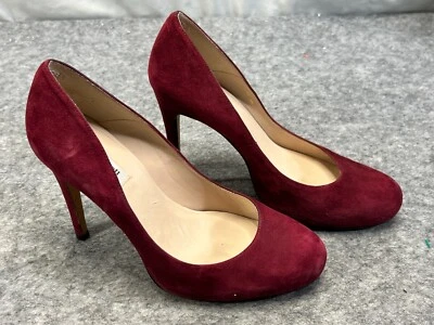 L.K. Zapatos de salón Bennett para mujer con trineo de gamuza borgoña talla 40 9,5 EE. UU. Foto 1 de 4