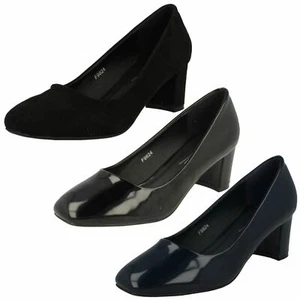 Ladies Anne Michelle Heeled Court Shoes