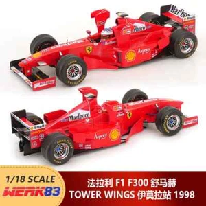WERK83 1:18 Ferrari F1 F300 Schumacher Tower Wings Imola 1998 Alloy Car Model - Picture 1 of 4