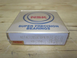 40TAC72BSUC10PN7B NSK Precision Angular Contact Bearing - Picture 1 of 1