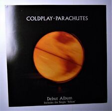 COLDPLAY Parachutes 2000 Parlophone Records 2-sided promo poster 