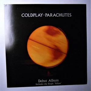 Póster promocional de Parlophone Records de Coldplay Parachutes 2000 de 2 caras  - Imagen 1 de 2