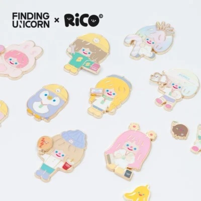Finding Unicorn F.UN Rico Happy Factory Series Sealed Case Of 9 Pins - Image 1 of 4