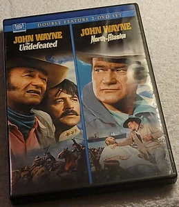 The Undefeated 1969 / North to Alaska 1960 Double Feature 2 DVD Set John Wayne - Picture 1 of 2