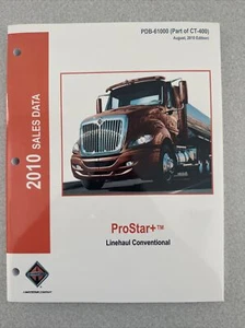 MANUAL DE SERVICIO DE MOTOR International ProStar Linehaul datos de ventas agosto 2010 - Imagen 1 de 5