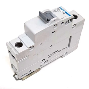 Hager MU110A 10 Amp Single Pole Type C MCB Circuit Breaker 6kA 10A SP 1P C10 - Picture 1 of 7