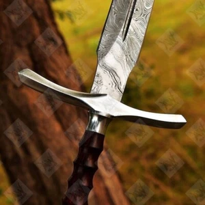 Hand Forged Viking Sword Sharp Medieval Sword Battle Ready Collectible Sword - Picture 1 of 5
